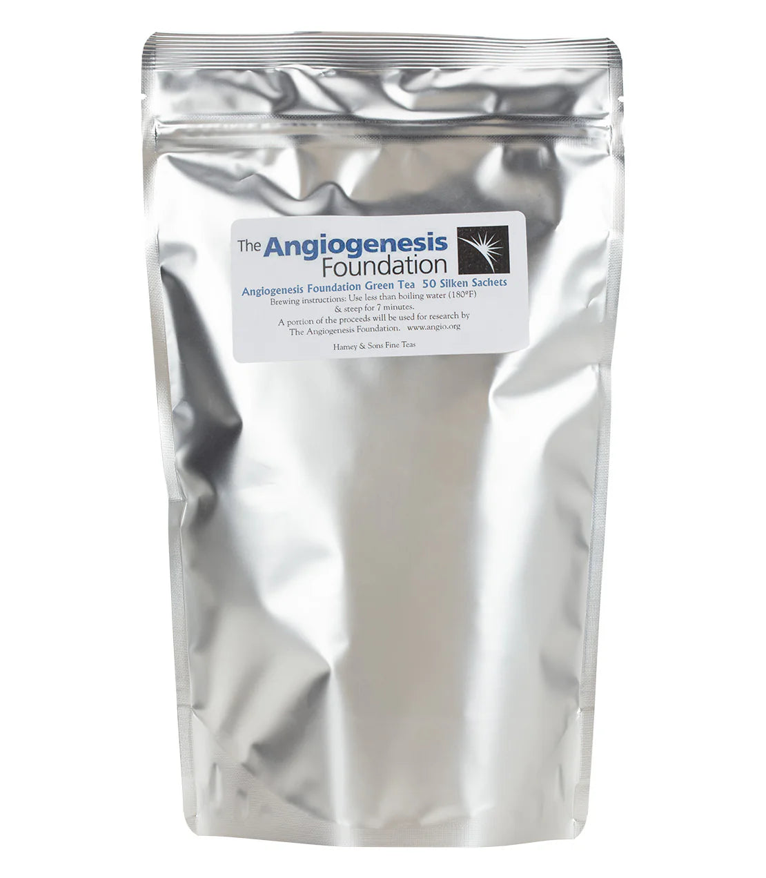 Angiogenesis Foundation Green Tea, Bag of 50 Sachets